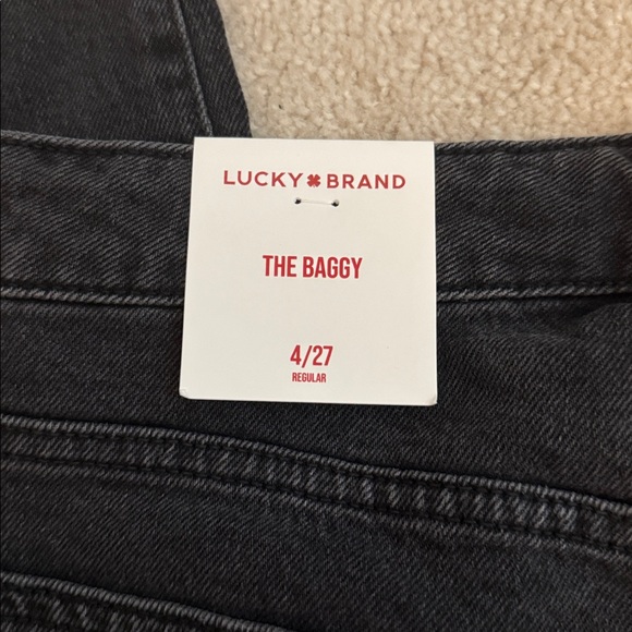 Lucky brand, the baggy jeans size 4/27 regular Black NWT - Picture 4 of 5